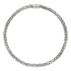 Simply Vera Vera Wang Metallic Faceted Stone Popcorn Necklace, Women's, Silver