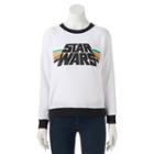Juniors' Star Wars Raglan Graphic Sweatshirt, Girl's, Size: Small, White Oth