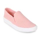 Wanted Women's Perforated Slip-on Sneakers, Size: 6.5, Light Pink