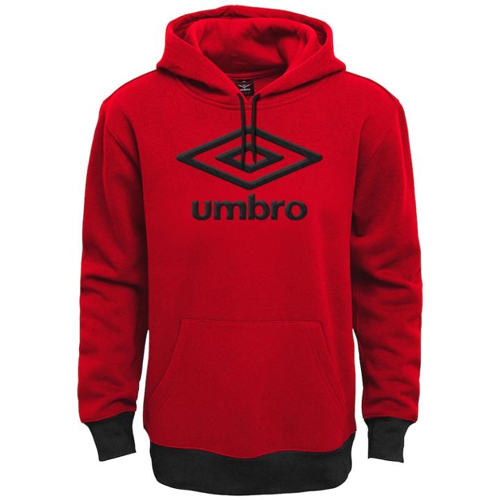 Men's Umbro Logo Hoodie, Size: Medium, Red