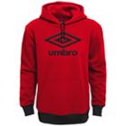 Men's Umbro Logo Hoodie, Size: Medium, Red