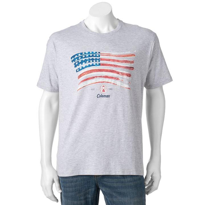 Men's Coleman Graphic Tee, Size: Large, Grey