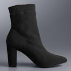 Simply Vera Vera Wang Persimmon Women's Ankle Boots, Size: 7.5, Black