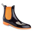 Henry Ferrera Clarity Women's Chelsea Water-resistant Rain Boots, Size: 8, Black