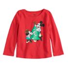 Disney's Mickey & Minnie Mouse Toddler Girl Holiday Graphic Tee By Jumping Beans&reg;, Size: 3t, Med Red