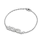 Logoart Sterling Silver Usmc Mom Bracelet, Adult Unisex, Size: 7.5, Grey