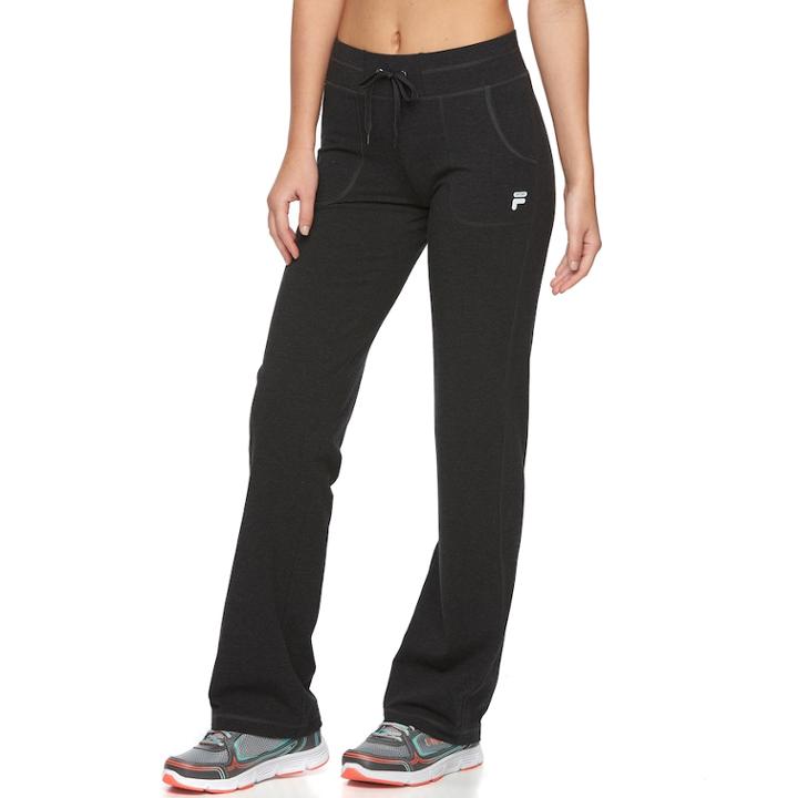 Women's Fila Sport&reg; Stay Poised Yoga Pants, Size: Small, Med Grey