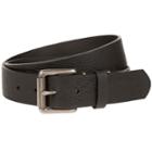 Men's Bill Adler Flat-strap Belt, Size: 42, Black