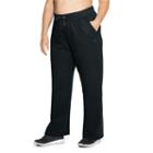 Plus Size Champion Open Bottom Fleece Pants, Women's, Size: 4xl, Black