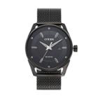 Drive From Citizen Eco-drive Men's Cto Black Ion-plated Stainless Steel Mesh Watch - Bm6988-57e, Size: Large