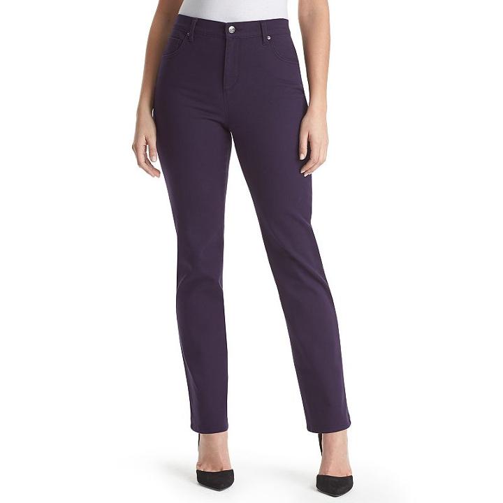 Women's Gloria Vanderbilt Amanda Classic Tapered Jeans, Size: 12 Avg/reg, Purple