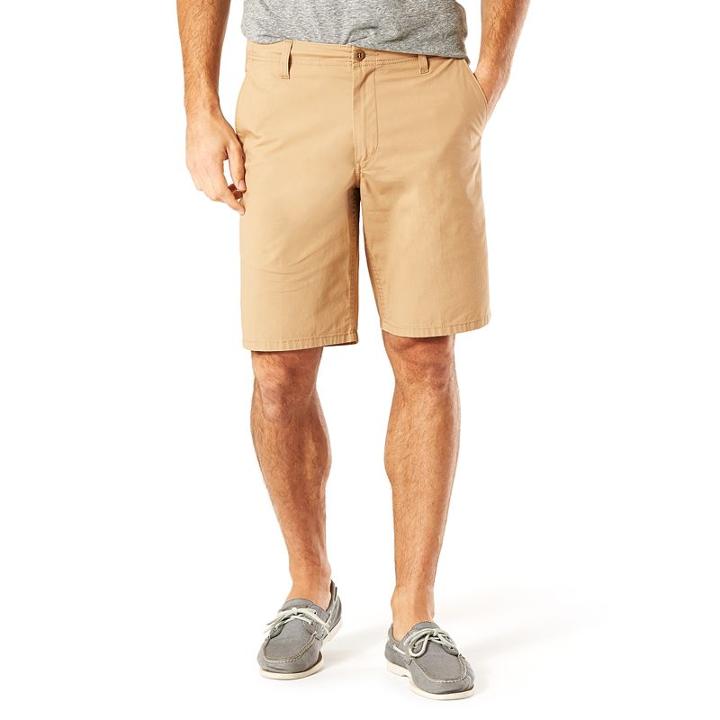 Men's Dockers Stretch Modern D2 Straight-fit Shorts, Size: 38, Lt Beige