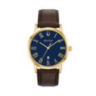 Bulova Men's Classic Slim-profile Leather Watch - 97b177, Size: Large, Brown