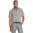 Men's Van Heusen Flex Non-iron Classic-fit Button-down Shirt, Size: Medium, Grey