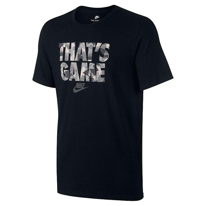 Men's Nike That's Game Tee, Size: Large, Grey (charcoal)