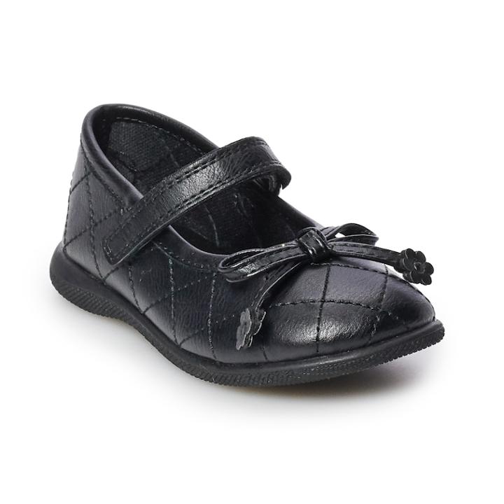 Rachel Shoes Gracelyn Toddler Girls' Mary Jane Shoes, Size: 11, Black