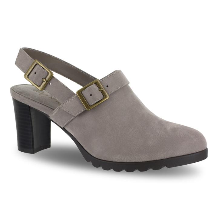 Easy Street Linett Women's Mules, Size: 6 Wide, Med Beige