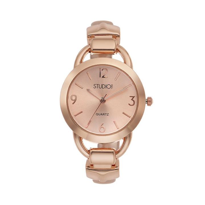 Studio Time Women's Bangle Watch, Size: Medium, Gold