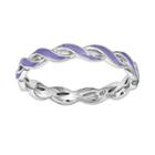 Stacks And Stones Sterling Silver Stack Ring, Women's, Size: 9, Purple