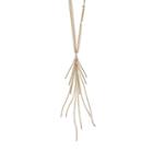 Apt. 9&reg; Stick & Tassel Long Y Necklace, Women's, Gold