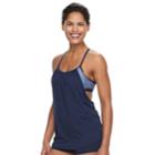 Women's Tyr Shea 2-in-1 Tankini Top, Size: Xs, Grey (charcoal)