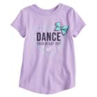 Girls 4-10 Jumping Beans&reg; Jojo Siwa Dance Your Heart Out Graphic Tee, Size: 7, Lt Purple