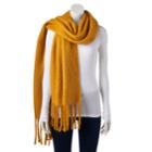 Sonoma Goods For Life&trade; Solid Braided Fringe Oblong Scarf, Women's, Grey Other