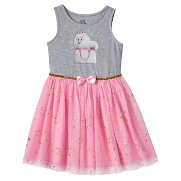 Girls 4-7 The Secret Life Of Pets Gidget Graphic Dress, Girl's, Size: 5, Grey Other