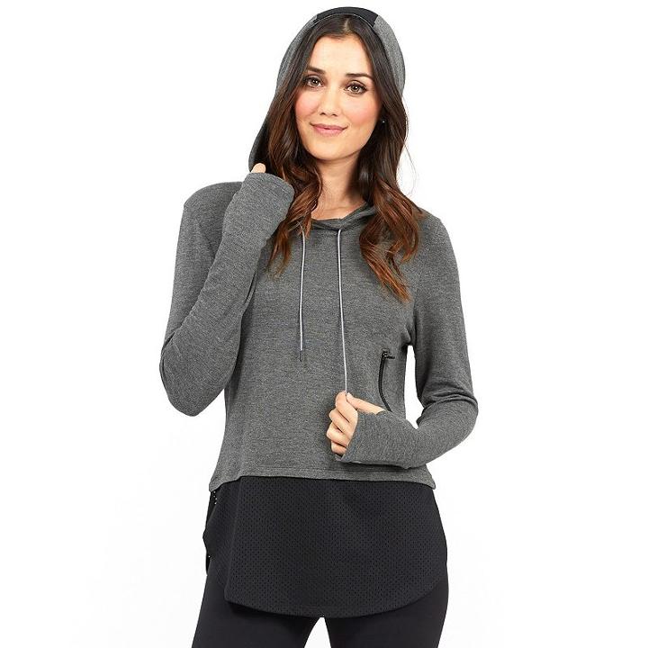 Women's Marika Legend Long Sleeve Hoodie, Size: Medium, Med Grey