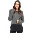 Women's Marika Legend Long Sleeve Hoodie, Size: Medium, Med Grey