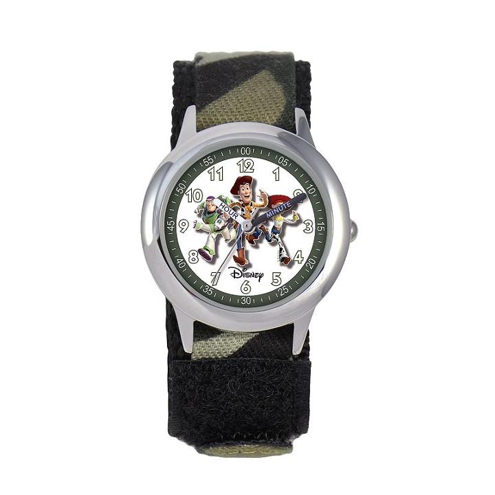 Disney / Pixar Toy Story Kids' Camouflage Time Teacher Watch, Boy's, Multicolor