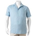 Big & Tall Croft & Barrow&reg; Classic-fit Island Microfiber Button-down Shirt, Men's, Size: Xl Tall, Brt Blue