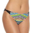 Mix And Match Boho Strappy Hipster Bikini Bottoms, Size: Small, Brt Green