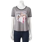 Juniors' Clueless Movie Logo Ringer Graphic Tee, Girl's, Size: Xs, Grey Other