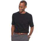 Men's Croft & Barrow&reg; Classic-fit Solid Performance Crewneck Tee, Size: Xxl, Black