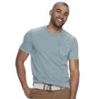 Men's Sonoma Goods For Life&trade; Classic-fit Slubbed Pocket Tee, Size: Small, Blue (navy)