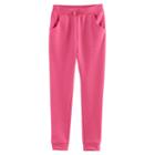 Girls 4-10 Jumping Beans&reg; Fleece Jogger Pants, Size: 5, Pink
