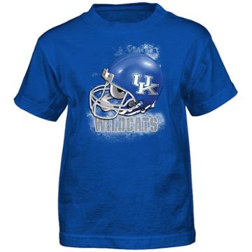Boys 4-7 Kentucky Wildcats Helmet Tee, Boy's, Size: L(7), Blue