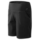 Women's New Balance Premium Performance Workout Shorts, Size: Small, Black