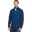 Men's Izod Advantage Regular-fit Performance Quarter-zip Fleece Pullover, Size: Xl, Turquoise/blue (turq/aqua)