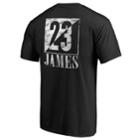 Men's Los Angeles Lakers Lebron James Name & Number Block Graphic Tee, Size: Xl, Oxford