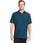 Big & Tall Van Heusen Classic-fit Striped Dobby Button-down Shirt, Men's, Size: Xxl Tall, Blue Other