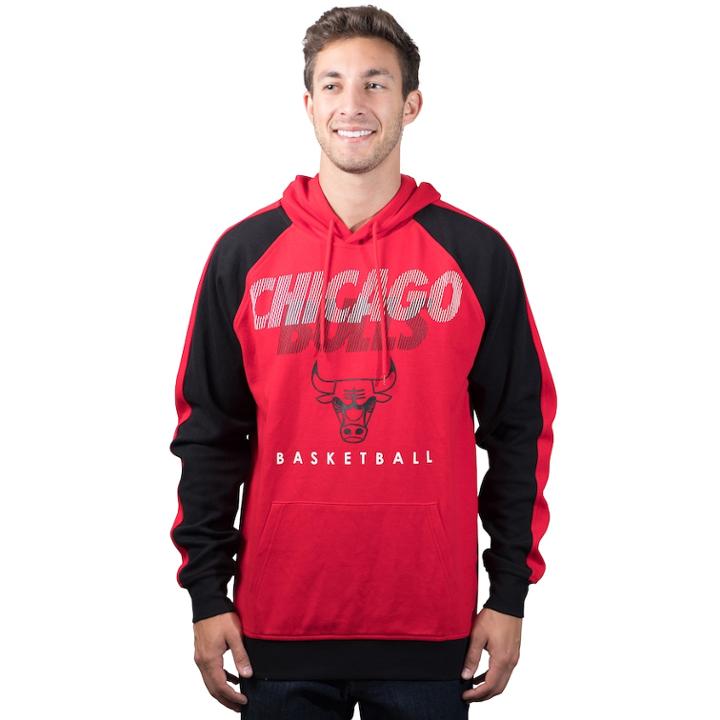 Men's Chicago Bulls Drill Hoodie, Size: Xxl, Red
