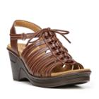 Naturalsoul By Naturalizer Ronnie Women's Wedge Sandals, Size: 7 Wide, Brown