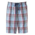 Men's Croft & Barrow&reg; True Comfort Stretch Sleep Shorts, Size: Small, Med Blue