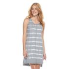 Women's Sonoma Goods For Life&trade; French Terry Tank Dress, Size: Xl, Light Grey