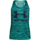 Girls 7-16 Under Armour Pixelated Logo Racerback Tank Top, Size: Xl, Purple
