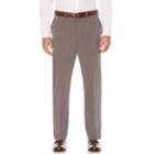 Men's Savane Active Flex 4-way Stretch Flat Front Dress Pant, Size: 38x32, Med Grey