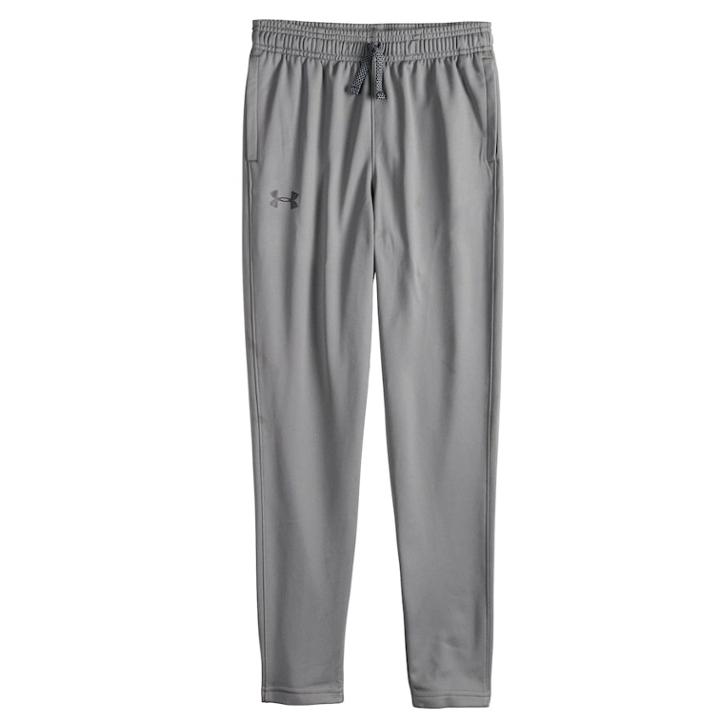 Boys 8-20 Under Armour Brawler Tapered Pants, Size: Medium, Silver