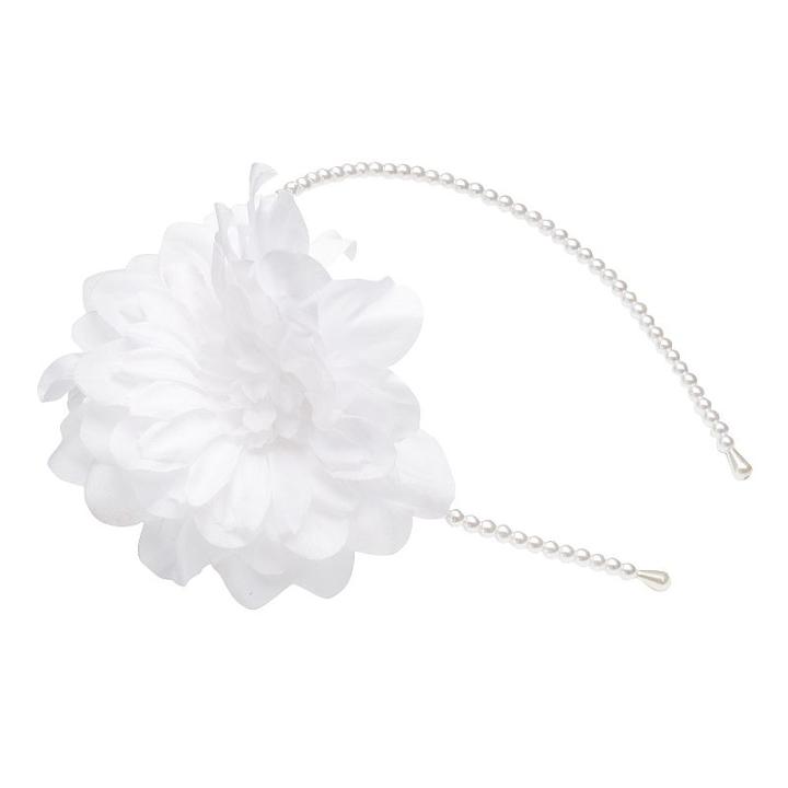 Girls Floral Headband, Girl's, White